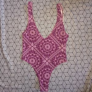 One piece bathing suit