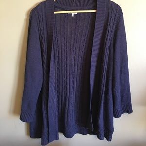 Blue knit Cardigan 🍂🍏🍷