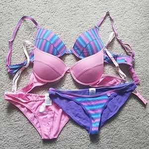 L.e.i. Bra and Panty two sets for juniors 34A  S