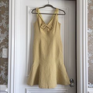 Moschino yellow and purple dress