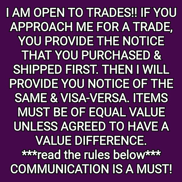 TRADE RULES & PROCEDURES - Picture 1 of 1