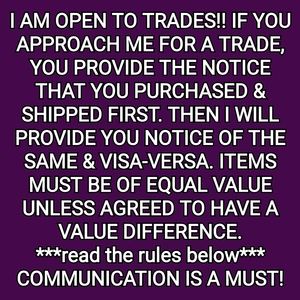 TRADE RULES & PROCEDURES