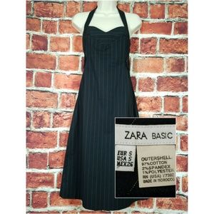 Zara Basic Women Sleeveless Tea Dress Size S Small