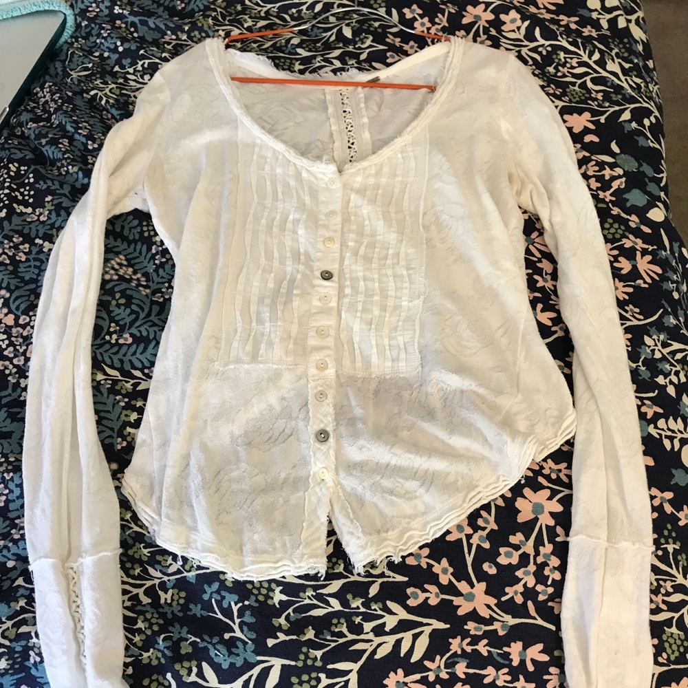 Free People Long Sleeve Top