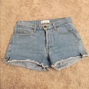 American Apparel jean shorts