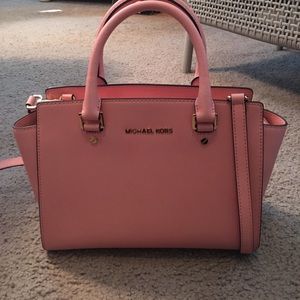 Michael Kors Selma Saffiano Leather Medium Satchel