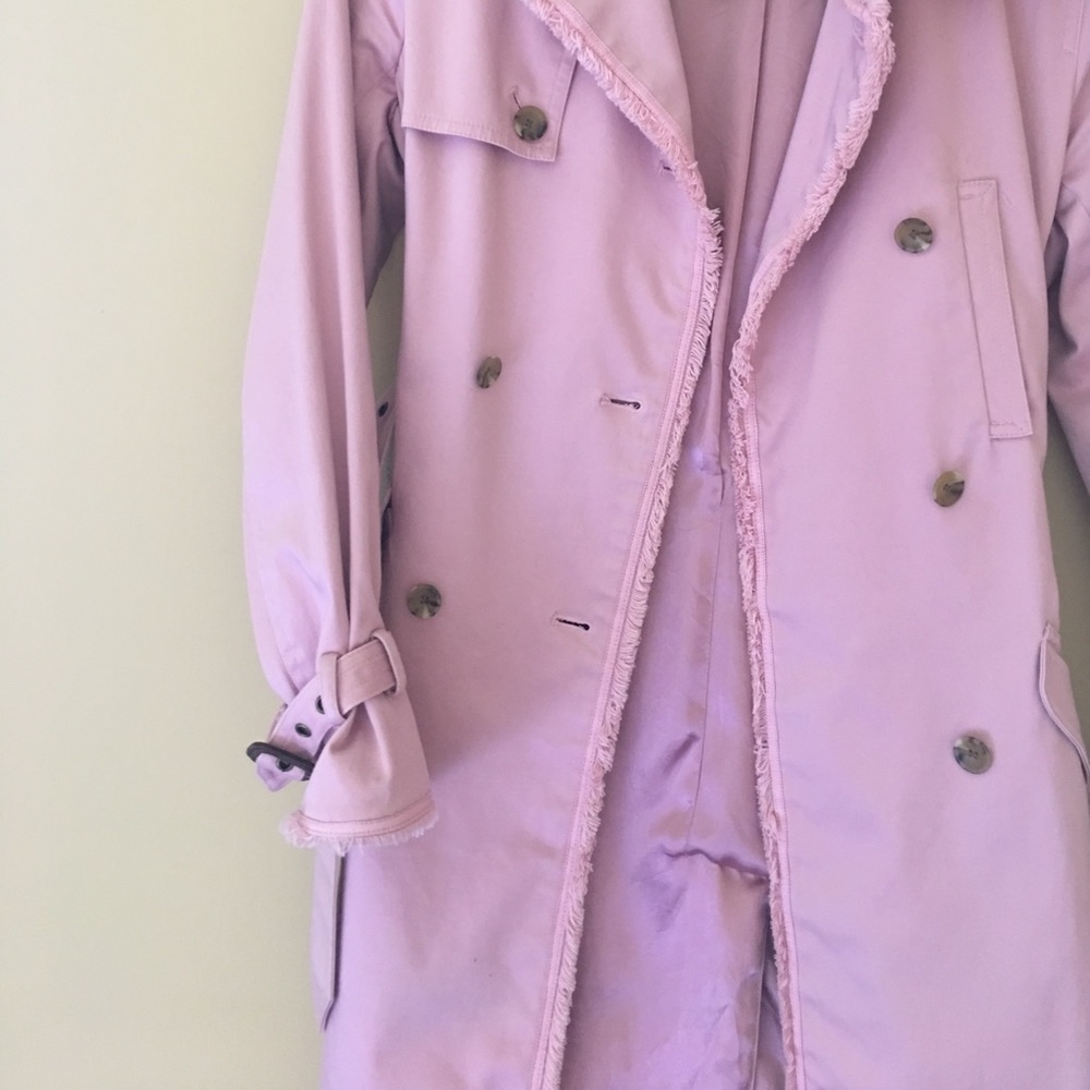 Pink Trench Coat - Picture 3 of 3