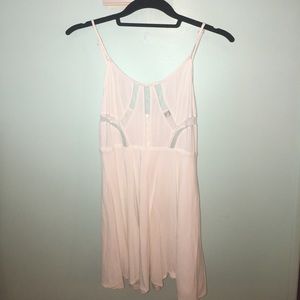 Super cute white mesh sundress