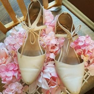 ☄SALE☄GAP Tied Ballet Flats with ankle wrap