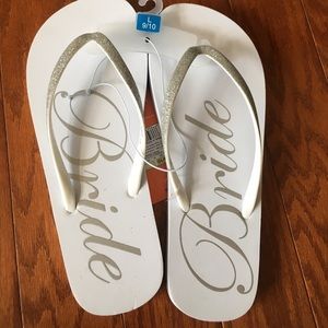 Bride Flip Flops