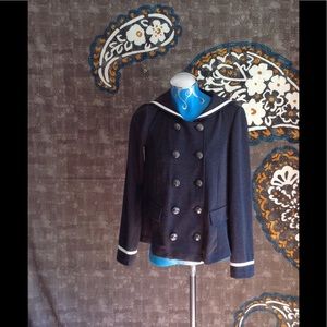 Nautical Sailor Jacket Size Small Blue Costume