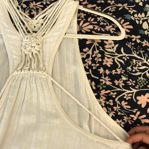 Free People Cream blouse - Picture 1 of 4