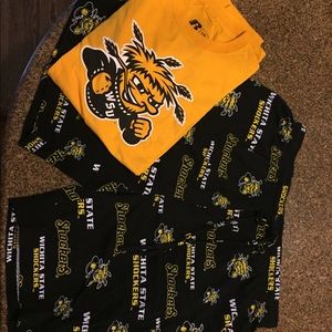 NWOT WSU t-shirt and lounging shorts