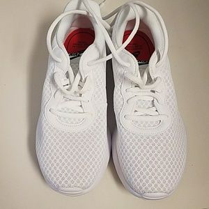 White Nike shoes