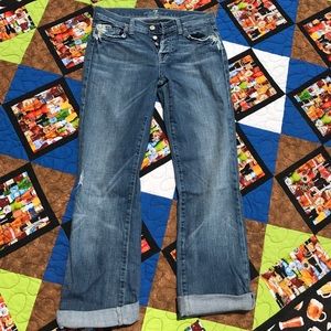 7 for all Mankind boyfriend jeans size 26.
