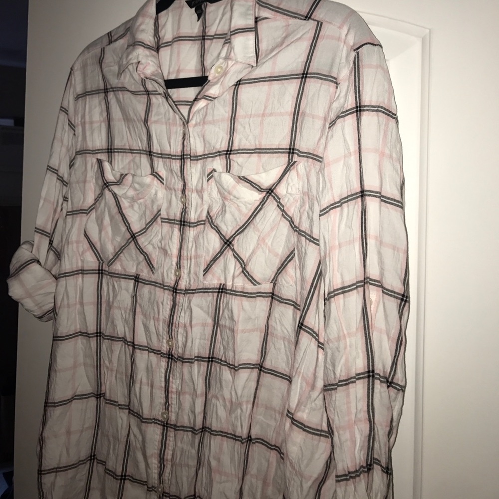 Pink & White Express Flannel