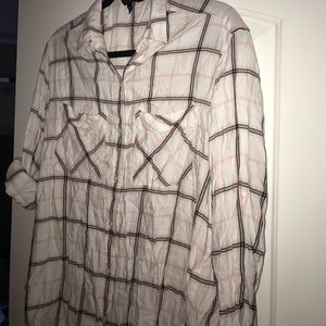Pink & White Express Flannel