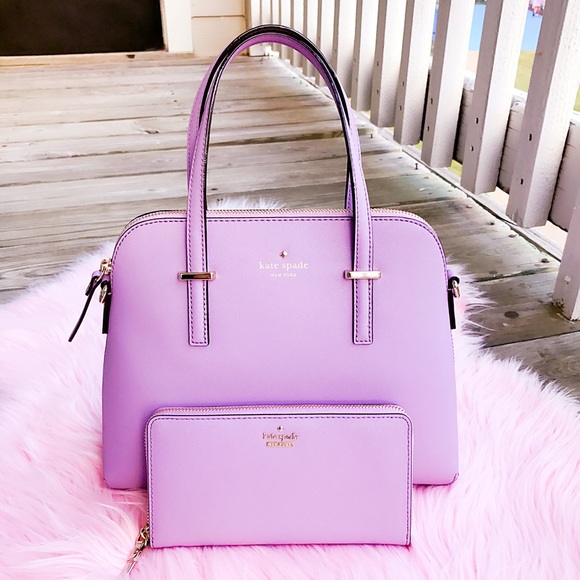 kate spade Handbags - Kate Spade Cedar Street Maise Lilac Set