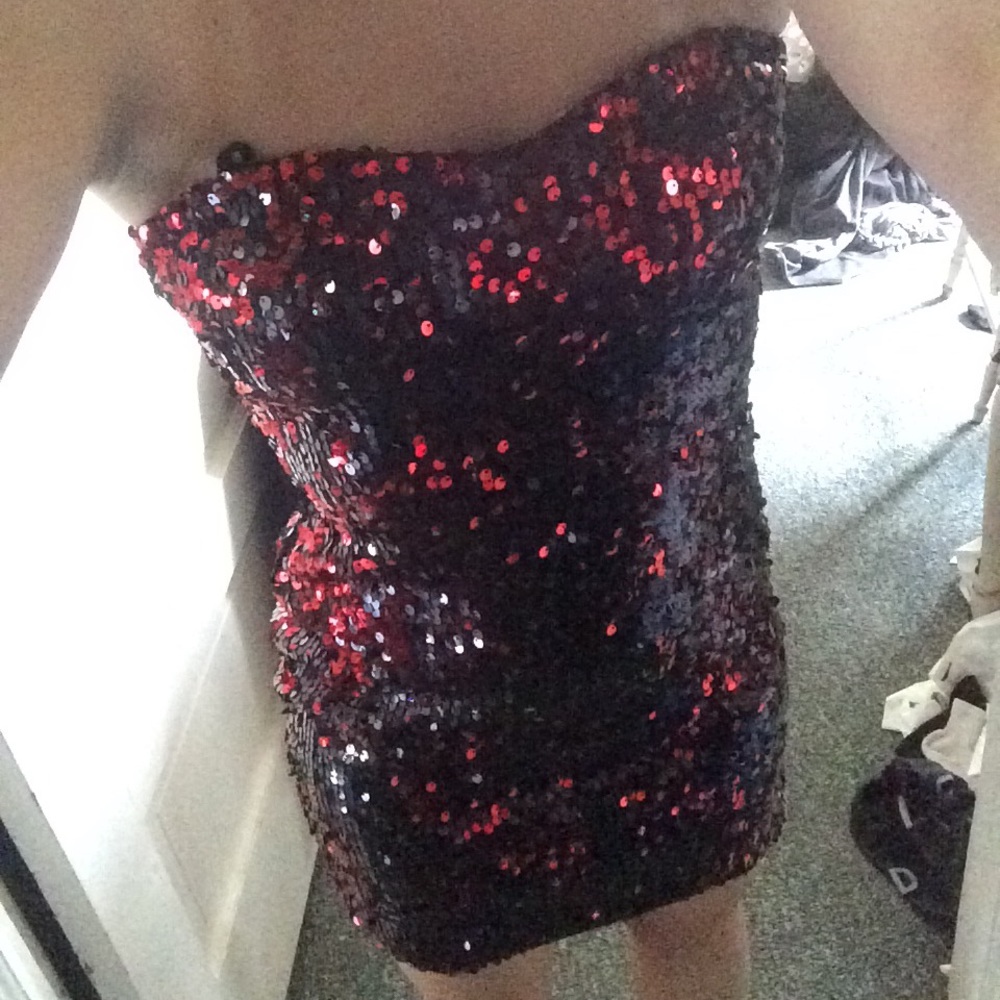 Fredrick's Mini strapless dress