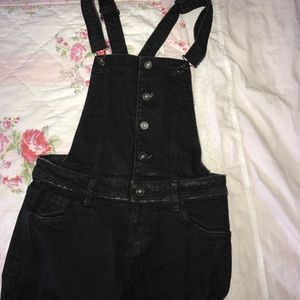 Black overalls