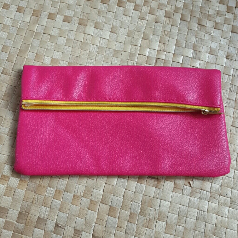 Pink clutch