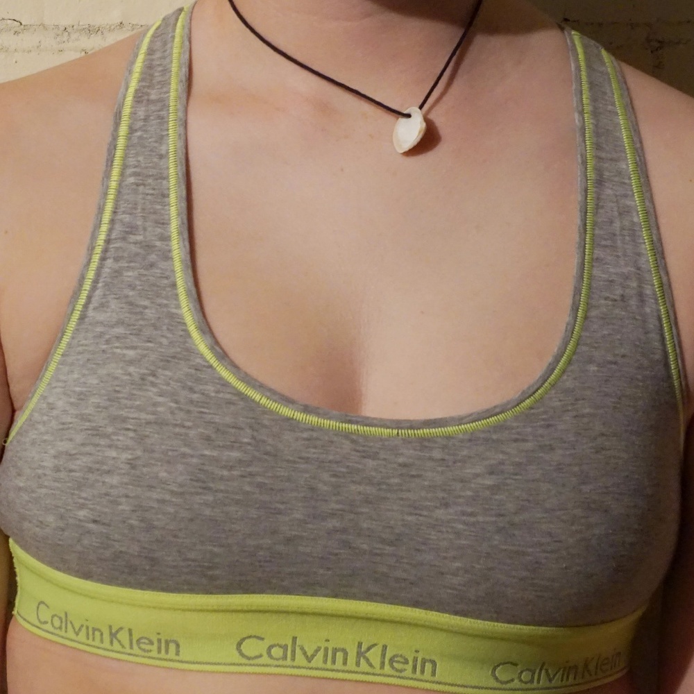 Calvin Klein Cotton Bralette Size Small