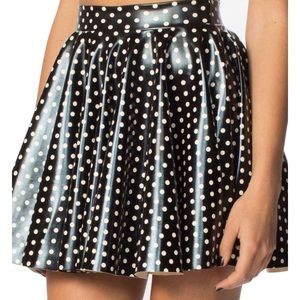 Black Milk Clothing Polka Party Cheerleader Skirt