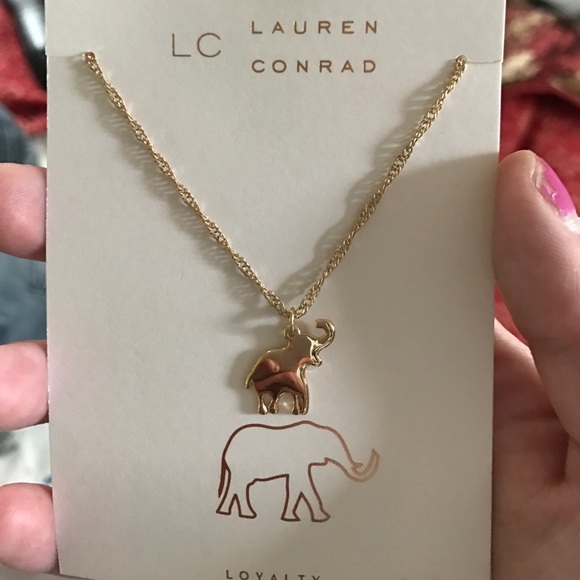 LC Lauren Conrad Jewelry - Lauren Conrad Elephant Necklace