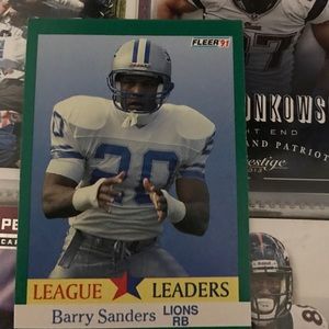 Barry sanders card
