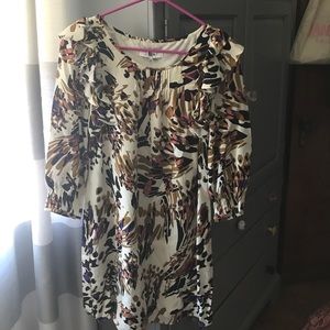 Tibi silk shift dress