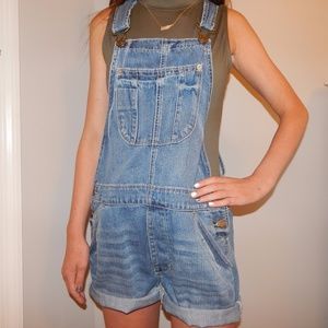 American Eagle Shorts Overalls