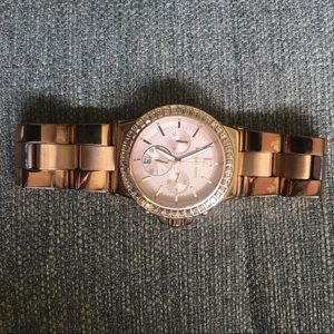 Rose gold Michael Kors watch