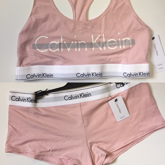 mustard calvin klein set