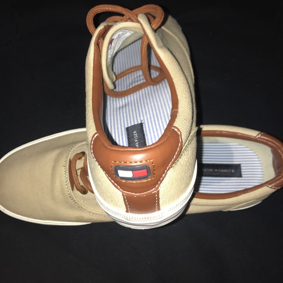 Tommy Hilfiger Men's Size 12 shoes New Tan - Picture 4 of 5