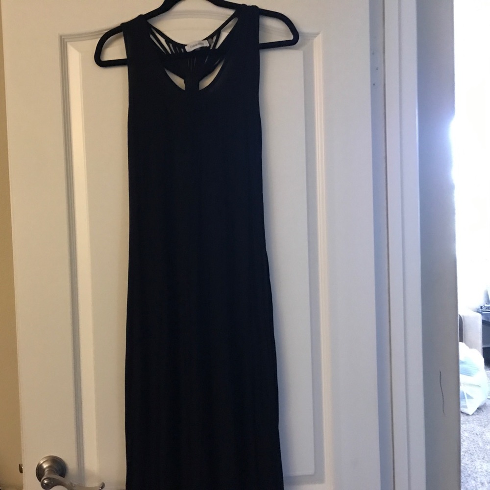 Black long dress