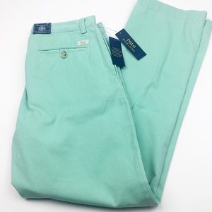 NWT Polo Ralph Lauren Green Bedford Chino Pants