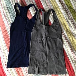 NikiBiki ribbed seamless racerback tanks