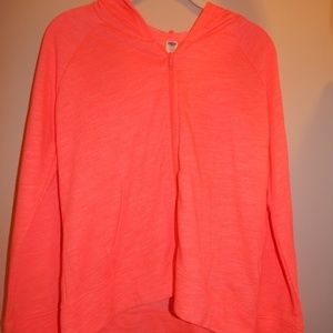 Neon Pink Old Navy Zip-up Hooded Jacket