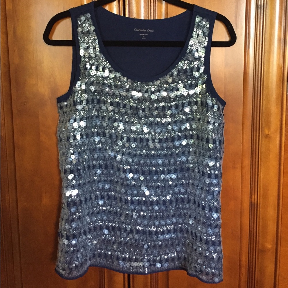 Sequin tank top