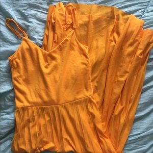 ASOS Bright Marigold Yellow Strappy Sundress