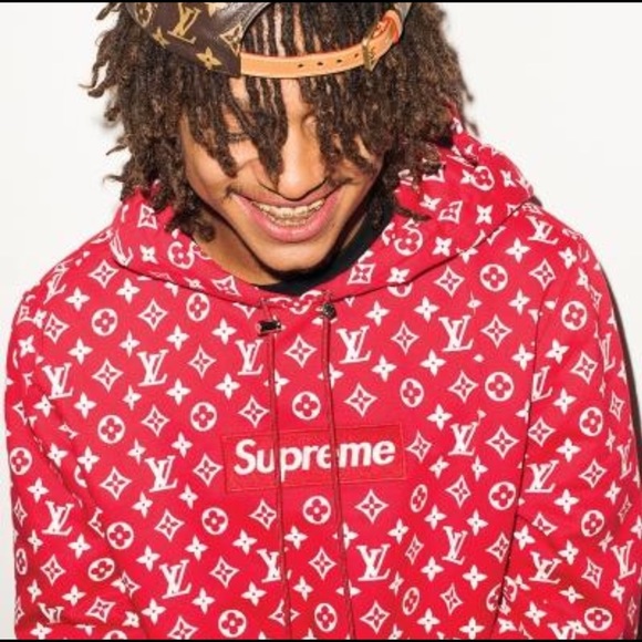 louis vuitton supreme hoodie price