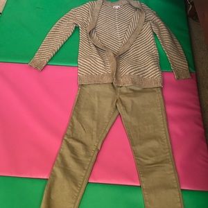 Pair jeans with sweater