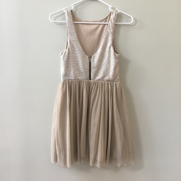 Gold party dress from Francesca's - Picture 3 of 5