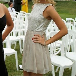 Gold party dress from Francesca's