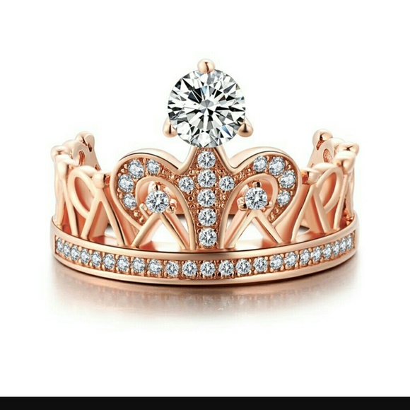 Jewelry Vancaro Rose Gold Crown Ring 925 Sterling Silver Poshmark