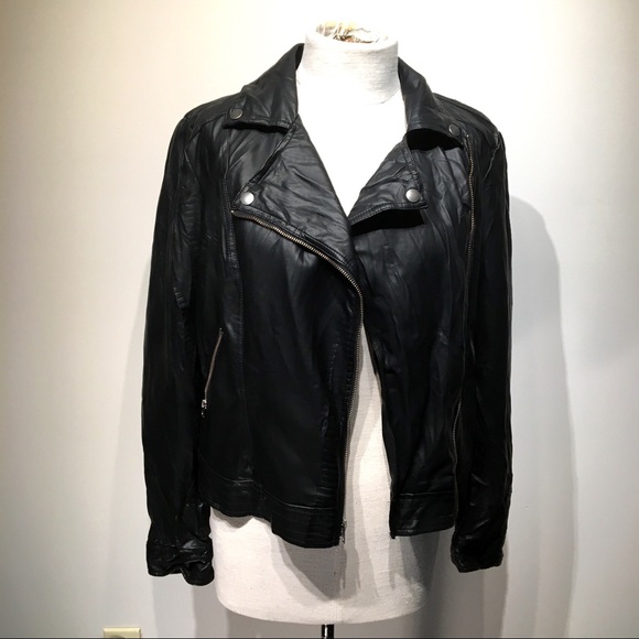 Rock & Republic Jackets & Blazers - Rock and Republic Faux leather Moto Jacket