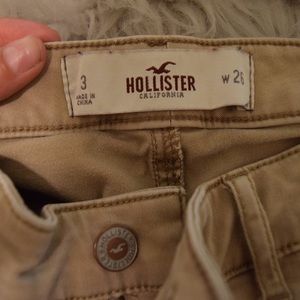 Hollister Super Skinny Khaki Pants Size 3