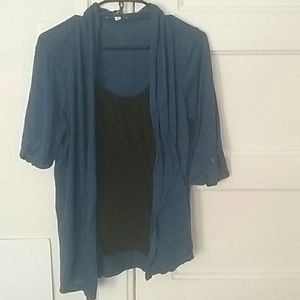 🌻BOGO ITEM🌻 cardigan with attached black cami