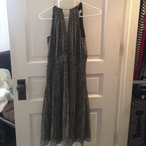 Michael Kors Floral Chiffon Dress