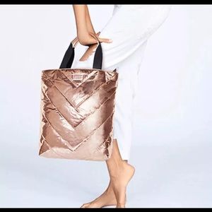 Rose Gold Shimmer Tote Victoria Secret
